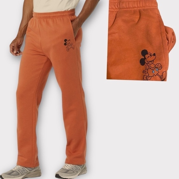 Disney Marvel Star Wars Fleece Track Pants Big Men’s Size XXL Coral Oran… - Picture 4 of 9